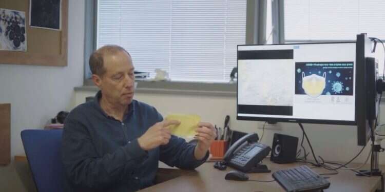 Technion sticker makes surgical masks more effective against COVID