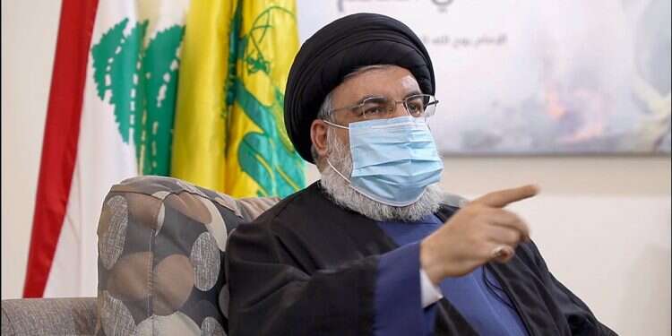 Hezbollah leader Sheikh Hassan Nasrallah AJC ad promotes labeling Hezbollah a terrorist organization