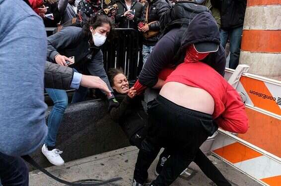 The incident on Sunday Brawl erupts at 'Jews for Trump' event in NYC