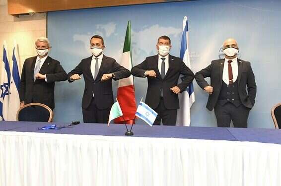 Italy and Israel continue to cooperate on security, strategy, and COVID