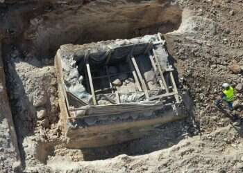 2,000-year-old ritual bath airlifted from Galilee highway to nearby kibbutz