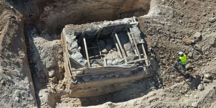 2,000-year-old ritual bath airlifted from Galilee highway to nearby kibbutz