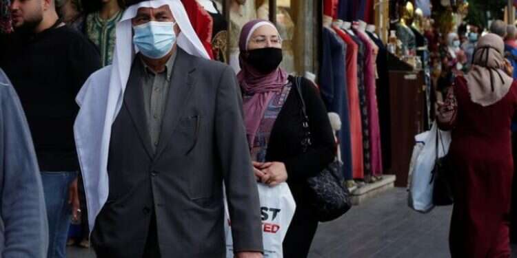 Jordan records 62 COVID deaths, highest daily rate since pandemic's onset