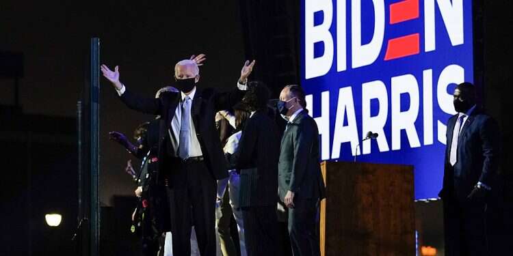 'This is the time to heal in America,' Biden states in victory speech