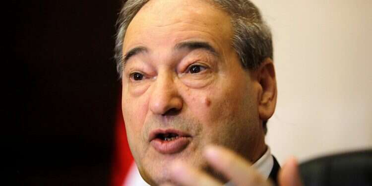 Syria's newsly appointed Foreign Minister Faisal al Mekdad Syria appoints veteran diplomat Faisal Mekdad as foreign minister