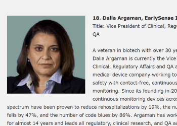VP of Israeli health care firm named a Top 25 Woman in Biotechnology