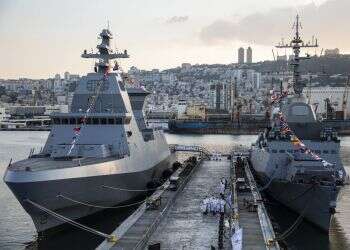 Heralding new age in maritime defense, INS Magen docks in Haifa