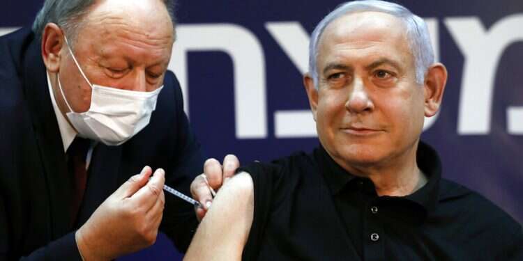 'A small jab for man, a huge step for health': Netanyahu receives COVID vaccine
