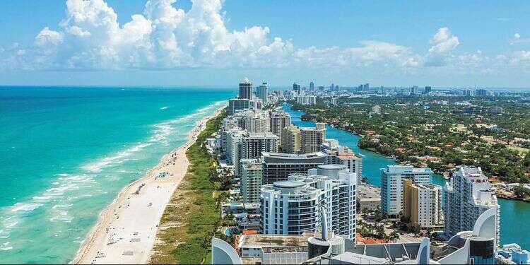 South Beach in Miami, Florida. 'Florida Stands With Israel' specialty license plate revealed