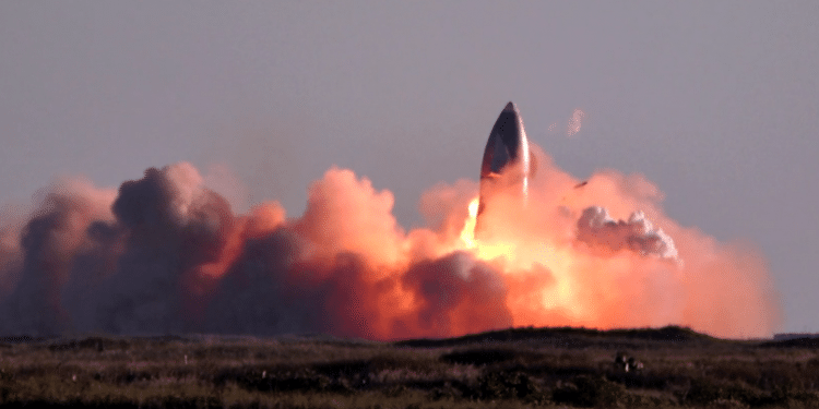 Elon Musk's rocket prototype explodes upon landing