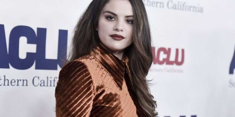 Selena Gomez attends the 2019 ACLU SoCal's Annual Bill of Rights Dinner in Beverly Hills, Nov. 17, 2019 Selena Gomez: Big tech 'cashing in from evil'