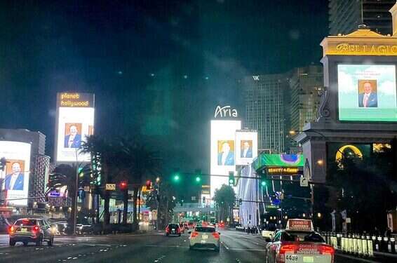 Las Vegas resorts honor Sheldon Adelson with marquee tribute