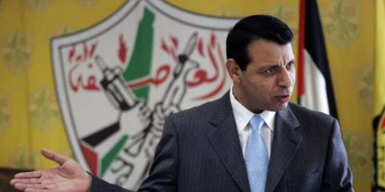 Former Fatah official Mohammed Dahlan (AP/Majdi Mohammed/File) Report: Exiled Abbas rival banned from running in Palestinian elections