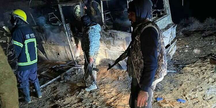 ISIS claims bus attack in Syria that killed dozens of soldiers