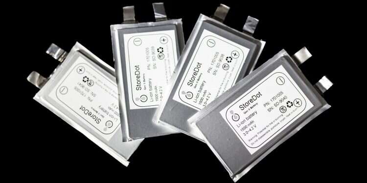 Engineering samples of the first-ever five-minute charge battery engineering samples represent a significant milestone in StoreDot’s mission to eliminate EV range and charging anxiety 5-minute charge battery from Israeli startup could revolutionize electric vehicle industry