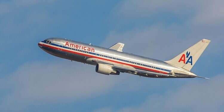 A Boeing 777 American Airlines passenger jet takes off from JFK Airport American Airlines to launch new direct flights between New York and Tel Aviv