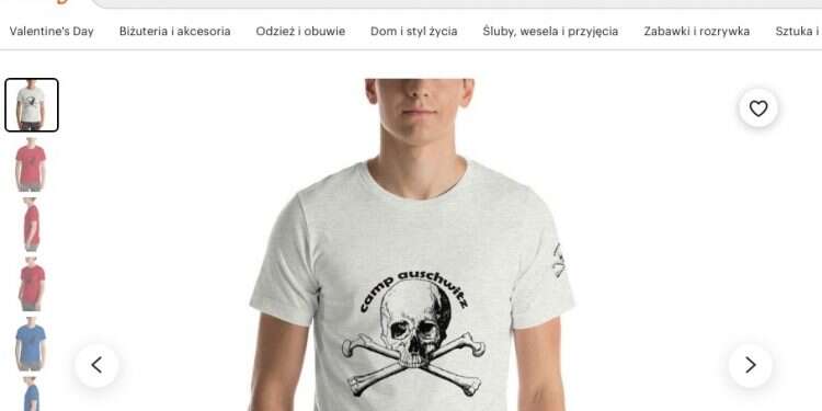 Etsy removes 'Camp Auschwitz' shirt following mob invasion of US Capitol