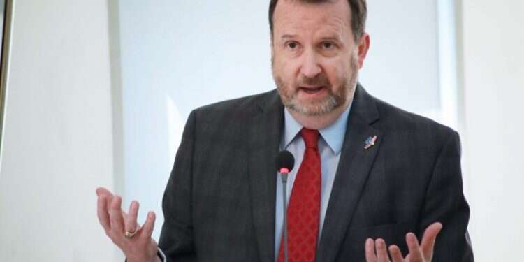 Acting US Ambassador to the United Nations Richard Mills Iran's meddling must be tackled before Iraq elections, US tells UN