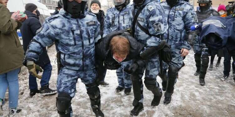 Over 5,000 arrested at pro-Navalny protests across Russia