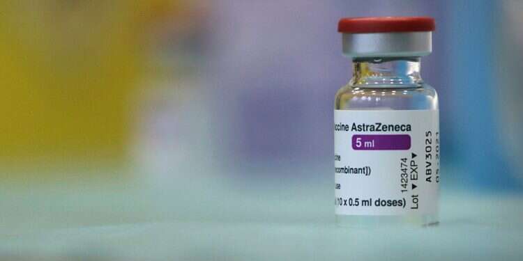 A vial of the Oxford-AstraZeneca vaccine against COVID-19 AstraZeneca vaccine less effective against SA corona strain