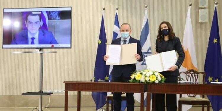 Cyprus, Israel, Greece sign deal on electric cable link