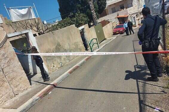 The scene of the shooting in Haifa, March 29, 2021 Israel to investigate police shooting of disabled Arab man