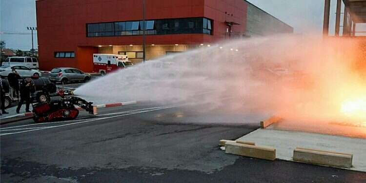 All hail Colossus: Game-changing firefighting robot lands in Israel
