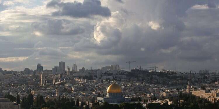 The Old City of Jerusalem, as seen from the Mount of Olives Yamina MK vows to fight for security after rock-throwing incident