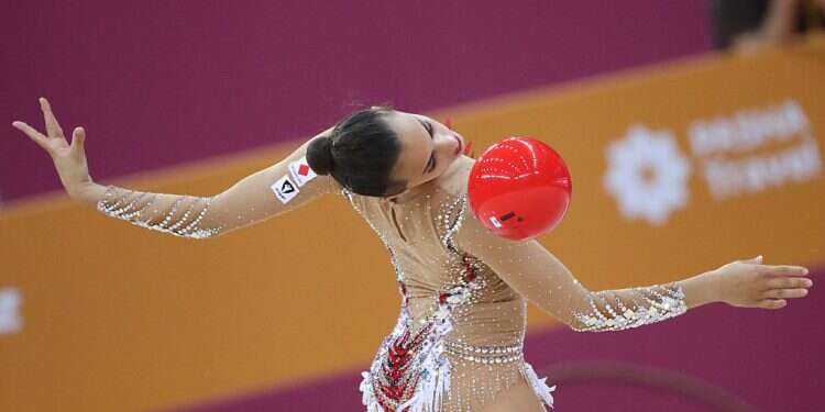 Israeli gymnast Linoy Ashram wins gold, 2 silver medals at world cup in Italy