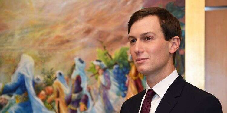Jared Kushner at the US Embassy in Jerusalem on December 21, 2020 Trump's son-in-law sets up institute to preserve legacy of peace deals