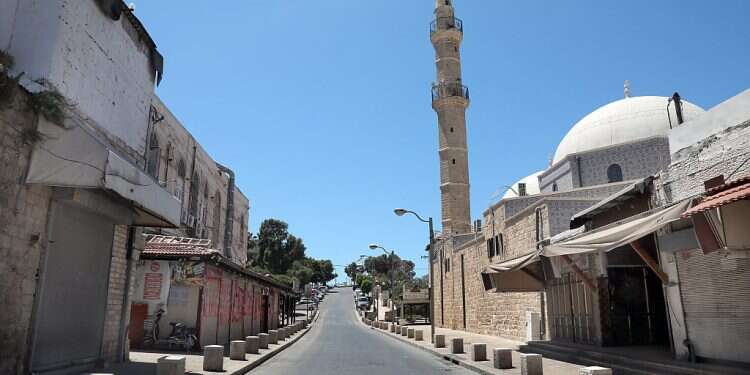 Arab vendors were closed for business on May 18, 2021 to protest the operaiton in Ga za Israeli Arabs hold general strike against 'violence and Gaza operation'