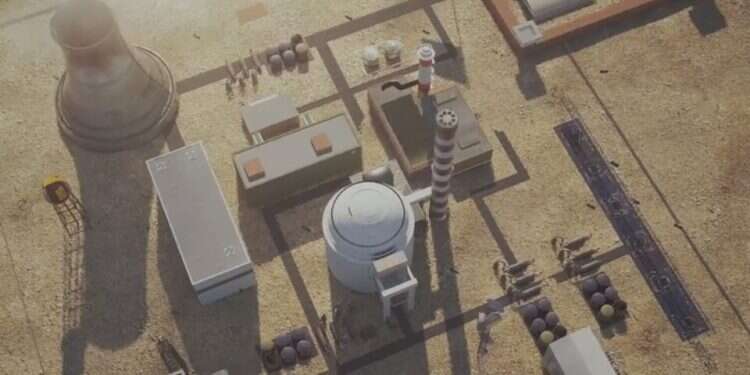 The video depicts a rocket targeting the Dimona nuclear facility Iranian video threatens attack on Dimona nuclear facility