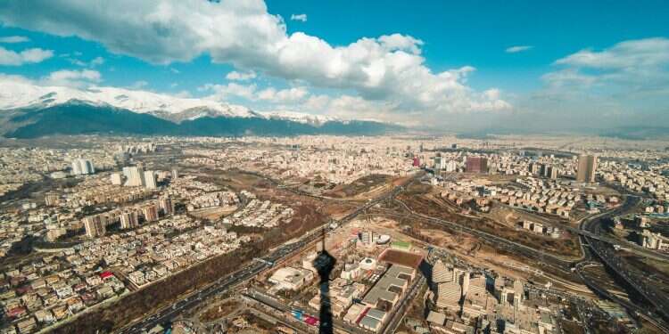 Tehran, seen from the city's Milad Tower Swiss diplomat in Tehran falls to death from high-rise building