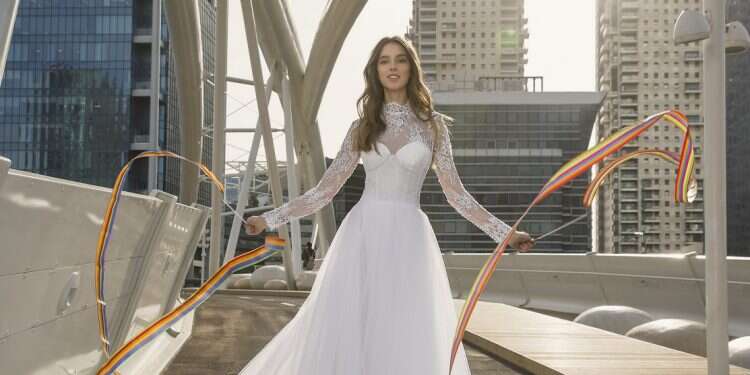 Israeli bridal designer Pnina Tornai debuts new collection, priced for post-pandemic budgets