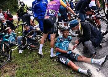 Spectator who caused massive Tour de France crash to be sued by organizers