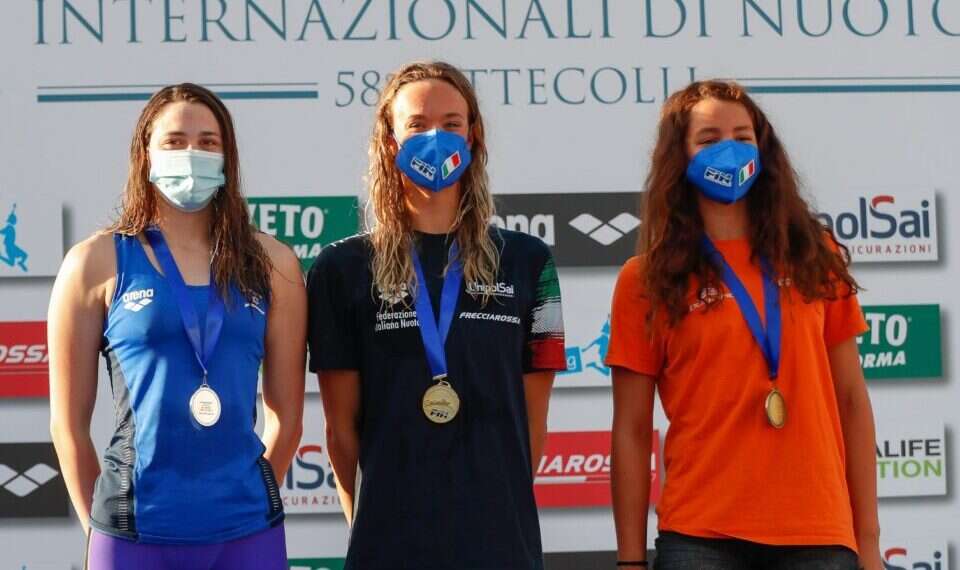 Swimmer Aviv Barzilai in Rome, June 27, 2021 Israeli swimmers win silver in Rome's Seven Hills competition