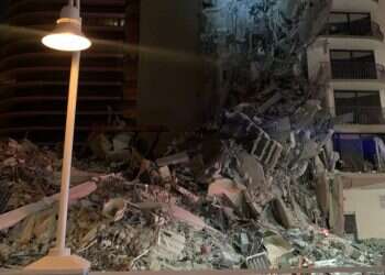 11-story residential building collapses near Miami Beach