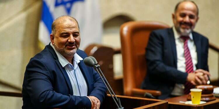 Ra'am chief eyes reviving Israeli-Palestinian peace talks