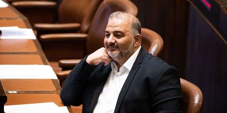 Ra'am leader Mansour Abbas Ra'am chief eyes reviving Israeli-Palestinian peace talks