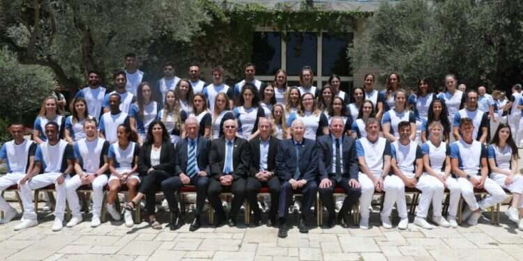 President Rivlin meets with Israeli Olympic team ahead of Tokyo Games