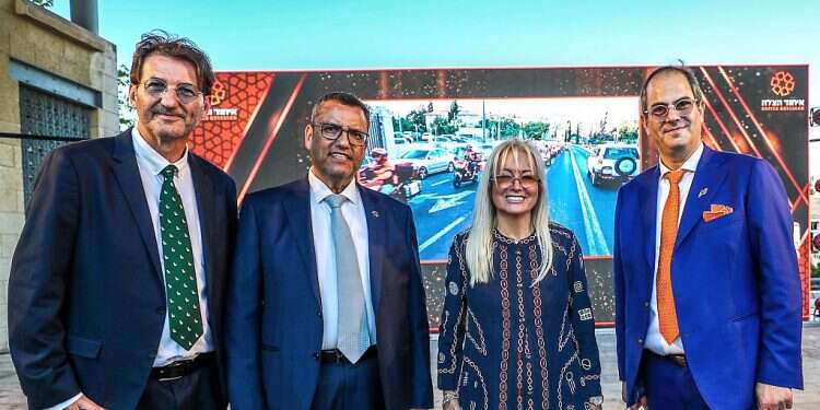 Dr. Miriam Adelson inaugurates 150 new ambucycles in Jerusalem