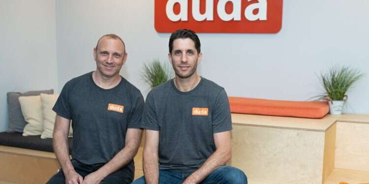Duda co-founders Amir Glatt, left, and Itai Sadan Israeli-founded website builder Duda raises $50M in Series D, pushing total to $100M
