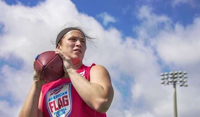 A player in the AFFL's women's division American Flag Football League signs $6M deal with Israel's LSports