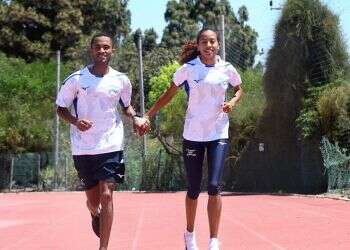 Going the distance: Husband and wife in the running for Olympic golds