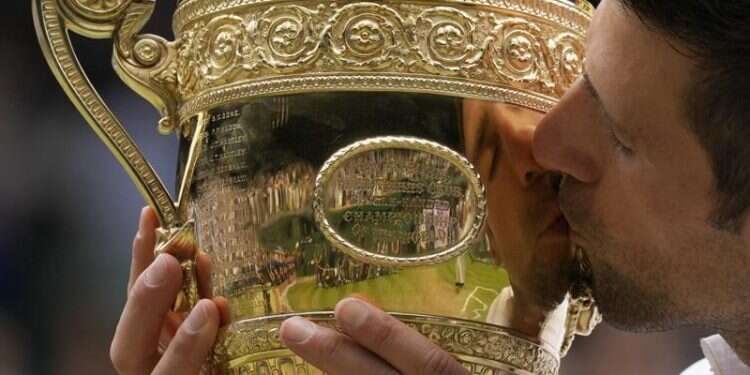 Djokovic wins Wimbledon to tie Federer, Nadal