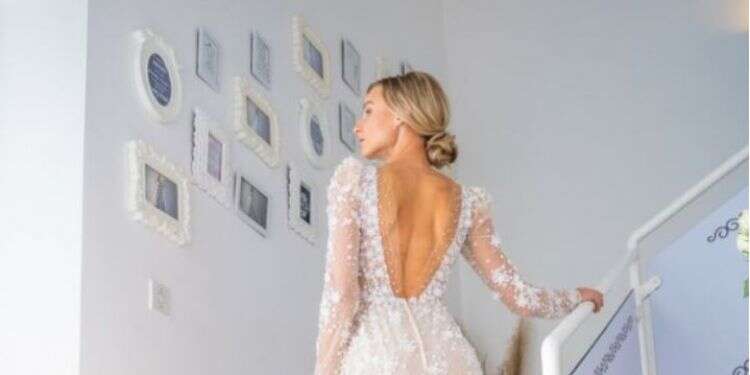 One of the gowns by Berta Baliti that is featured in the Dubai Bride Avenue Israeli designers to show at Dubai Fashion Week