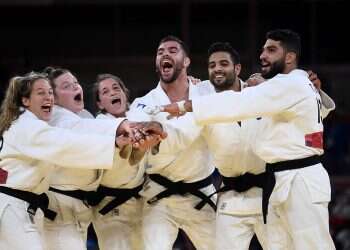 Israel scores 2nd Olympic bronze as mixed judo team goes to the mat