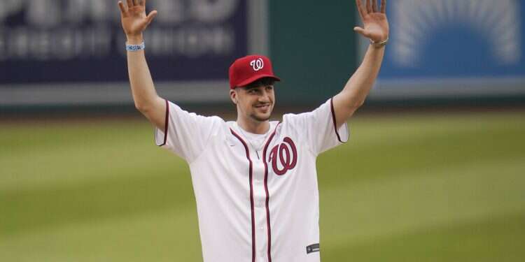 Israel's Deni Avdija throws first pitch at Nats-Dodgers game