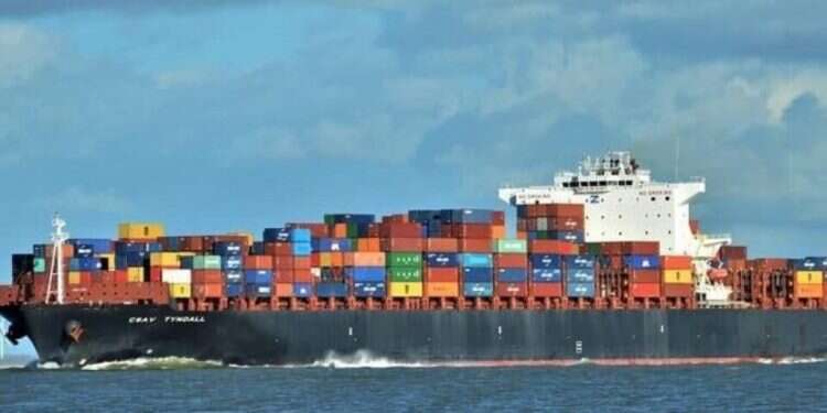 The the Liberia-flagged CSAV Tyndall Report: Iran errantly targets cargo ship formerly under Israeli ownership