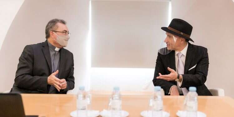 Bishop of Oporto Manuel Linda and President of the Jewish community of Oporto Diaz Ben Zion Jews, Catholics in Portugal step up efforts to battle antisemitism